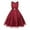 Hot Pink, variant on Girls Summer Sleeveless Dress A Line Children's Big Children's Lace Princess Fluffy Wedding Flower Dresses Party Dresses for 2-3 Years
