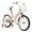Pink, variant on Babyjoy 18-Inch Girls Bicycle with Training Wheels