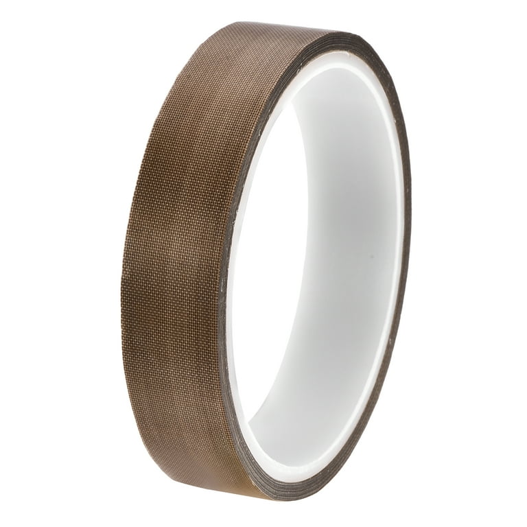 Uxcell High Temperature Heat Transfer Tape PTFE Film Adhesive Tape 13mm  Width 10m 33ft Long Brown