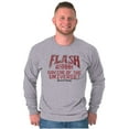 thumbnail image 5 of Flash Gordon Logo Vintage Comic Hero Long Sleeve TShirt Men Women Brisco Brands L, 5 of 6