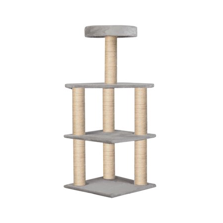 KARMAS PRODUCT Cat Tree Condo Pet Furniture Multi-Level Kitten Activity Tower Play House with Sisal Scratching Posts Perch