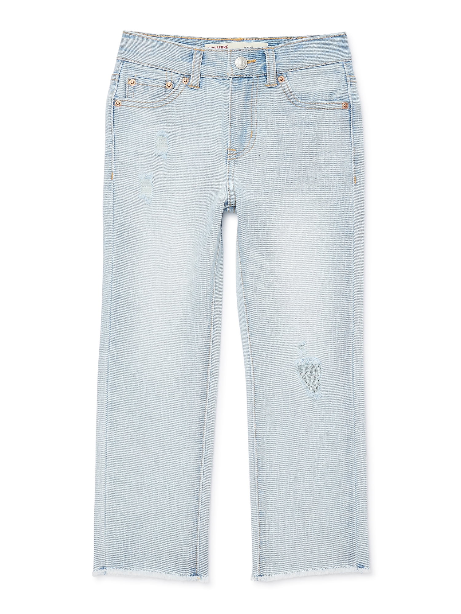 Levi Strauss Signature Girls Heritage Ankle Straight Jeans, Sizes 5-14