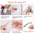 thumbnail image 7 of Nail Foil Wraps - GIXUSIL Nail Gel Remover Soak Off Cotton Pads Gel Polish Remover - Gel Nail Polish Remover Aluminium Wrap (2.5x3.5in, 100 Pcs) Nail Glue Remover, 7 of 7