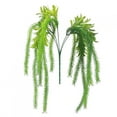 thumbnail image 4 of Artificial Plastic Grass Air Plants Fake Grass Faux Plants DIY Home Wall DecorationGreen, 4 of 8