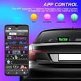 thumbnail image 4 of LED Scrolling Sign 5V 2A Bluetooth USB Control Scrolling Advertising Sign Flexible Car Sign Board Display with 7 Colors Portable Shop Window Message Sign Programmable LED Display, 4 of 10