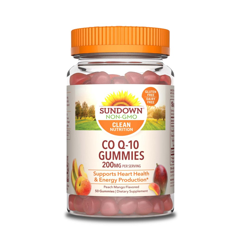Sundown Naturals® Co Q10 200 mg, 50 Gummies