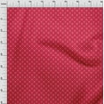 thumbnail image 3 of oneOone Cotton Jersey Red Fabric Geometric Bandhani Craft Projects Decor Fabric Printed By The Yard 58 Inch Wide, 3 of 4
