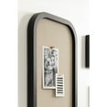 thumbnail image 3 of Kate and Laurel Hutton Transitional Wall Pinboard, 12 x 24, Black, Modern Rounded Rectangle Wall Organizer for Use as Cork Board, Vision Board, or Bulletin Board, 3 of 8