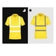 thumbnail image 2 of Camisas de Manga Corta de los Hombres Color Sólido Reflectante Ligero Transpirable Botón de la Camisa de Solapa Fácil, Girar Abajo Cuello Superior, 2 of 4