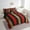 Brown Red Black, variant on Brown Leopard Comforter Set 7pcs for Men Women, Black Red Plaid Stripes Bedding Twin Size, Animal Bed Set with 1 Comforter,1 Fitted Sheet,1 Flat Sheet,2 Pillowcases,2 Throw Pillow Cover