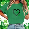thumbnail image 4 of FNFYFH St Patty's Day Shirt Women Casual Short Sleeve Irish Clover T-Shirt 2026 Funny Saint Patrick's Tee Tops, 4 of 6