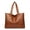 Brown, variant on Jia Store Women Leather Handbag Shoulder Crossbody Bag Tote Satchel Handbag for Christmas Gifts