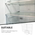 thumbnail image 3 of MOVTOTOP Iron Freezer Partition Divider For Home And Commercial Use Freezer Partition Freezer Divider Wire Divider Freezer Separator Shelf Divider, 3 of 8