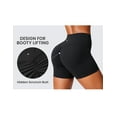 thumbnail image 4 of CRZ YOGA Secretsculpt Butterlift Biker Shorts 4" No Front Seam Womens Workout Booty Scrunch Butt Lifting Shorts, 4 of 9