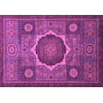 thumbnail image 1 of Ahgly Company Indoor Rectangle Oriental Purple Modern Area Rugs, 7' x 9', 1 of 4