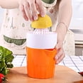 thumbnail image 4 of Taza De Jugo Exprimidor Manual de limón de 300ml, exprimidor de cítricos naranja, taza de café de fruta (naranja) Wdftyju Libre de BPA, 4 of 8