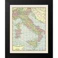 thumbnail image 2 of Cram 20x24 Black Modern Framed Museum Art Print Titled - Italy - Cram 1892, 2 of 5