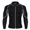thumbnail image 1 of Traje de sauna de neopreno para hombre - Manga larga y cremallera, entrenador de cintura cómodo SG Sharpla Chaqueta deportiva para hombre, 1 of 8