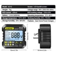 thumbnail image 1 of 90-250V LED Screen Digital Power Outlet Testing Tool Socket Voltmeter Portable Polarity Check Battery Powered Testing Device US Plug, 1 of 9