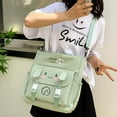 thumbnail image 4 of Sanrio hello kitty Shoulder messenger Bag kuromi Handbag College storage bag Student Tutorial Bag High School Cross Body Bag, 4 of 7
