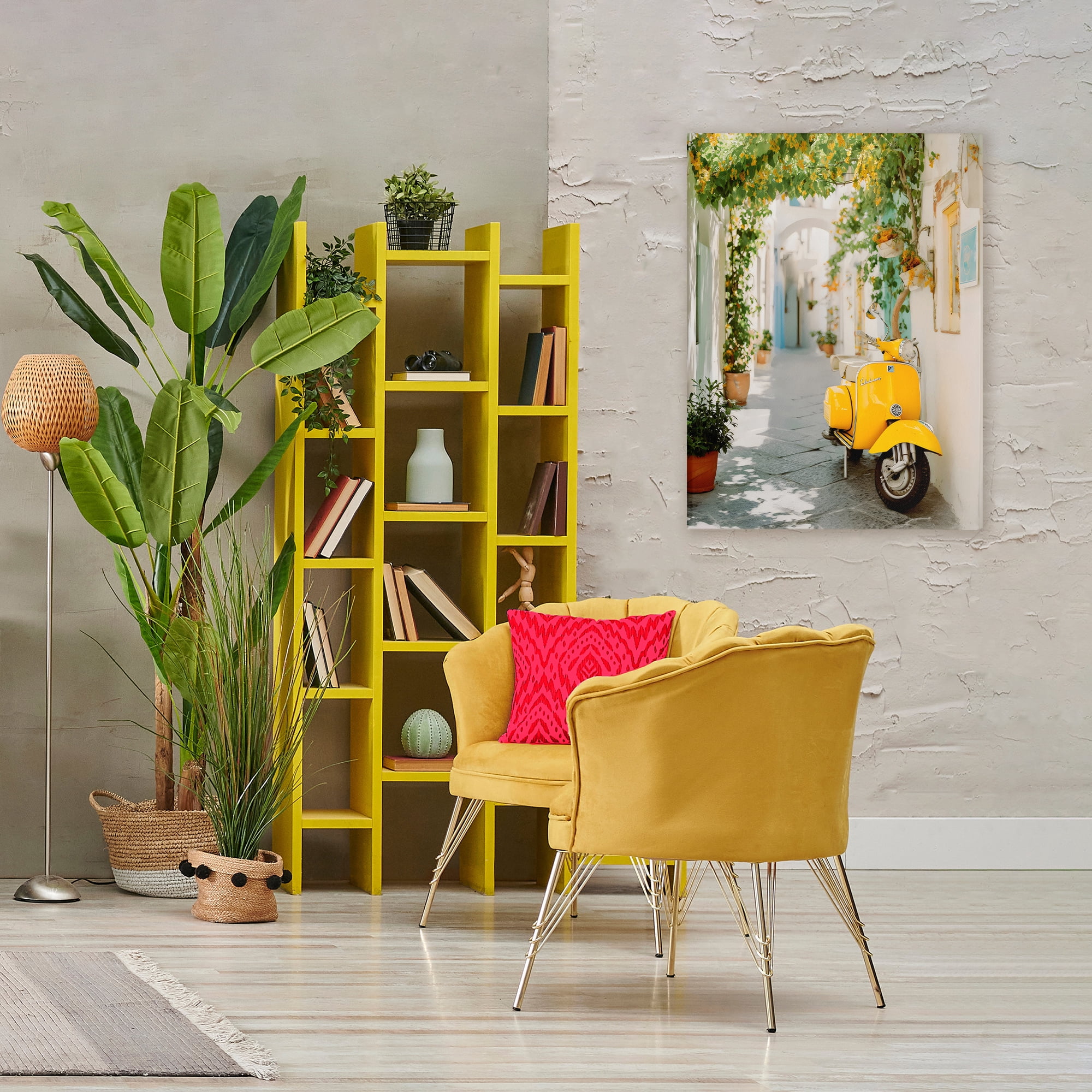 Stupell Industries Vacation Ride Through Alley Canvas Wall Art, design by Franklyn Gregory