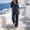 Blue, variant on Two Piece Casual Sets for Women V-Neck Loose Top Wide Leg Pants with Pockets Breathable Summer Lounge Outfits