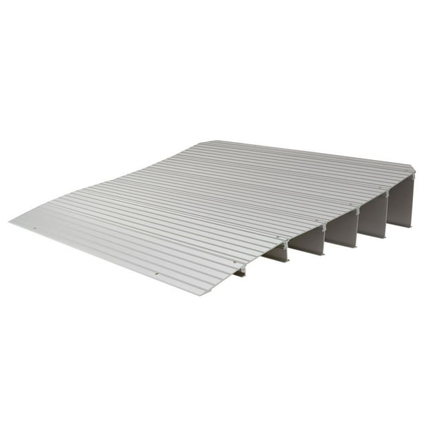Silver Spring 6 1 4 High Aluminum Mobility Threshold Ramp For Wheelchairs Scooters And Power Chairs Walmart Com Walmart Com