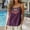 Purple, variant on Womens Embroidered Tank Tops with Adjustable Spaghetti Straps, Linen Cotton Blend Summer Cami, Boho Vintage Floral Pattern, Loose Fit Beach Blouse