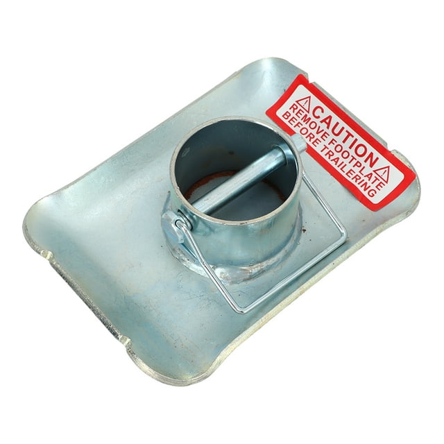 Oubit Jack Foot Plate,160x115mm Trailer Foot Plate Trailer Jack Foot Removable Trailer Foot Plate Optimized for Excellence