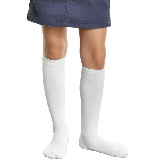 Angelina - Angelina Cotton Classic Uniform Knee-High School Socks (12