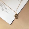 thumbnail image 2 of European And American Gold Coin Personalized Pendant Necklace Sweater Chain, 2 of 2