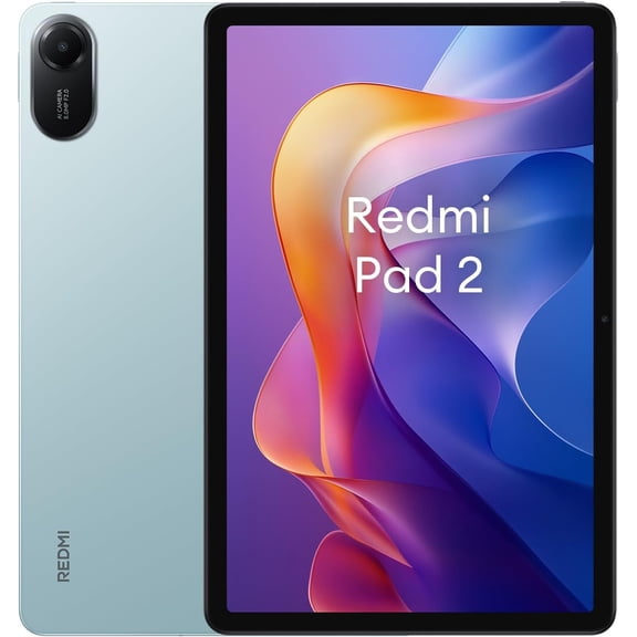 XIAOMI Redmi Pad 2 Only WiFi (No Calls or Text) 11" 2.5K Octa Core 4 Speakers Global ROM 9000mAh Bluetooth 5.3 8MP Model 25040RP0AL (Mint Green, 128GB 6GB)