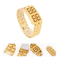 thumbnail image 3 of Reloj digital de pulsera para mujer con LED rojo (dorado), 3 of 8