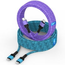 Zacenei 2pcs USB C Cable,Nylon Braided USB C to USB C Cable 10ft Android Phone Charger Cord Type C Charger Cable High Speed Fast Charging Cable USB C Charger Cable 10ft Compatible for iPhone 16 15