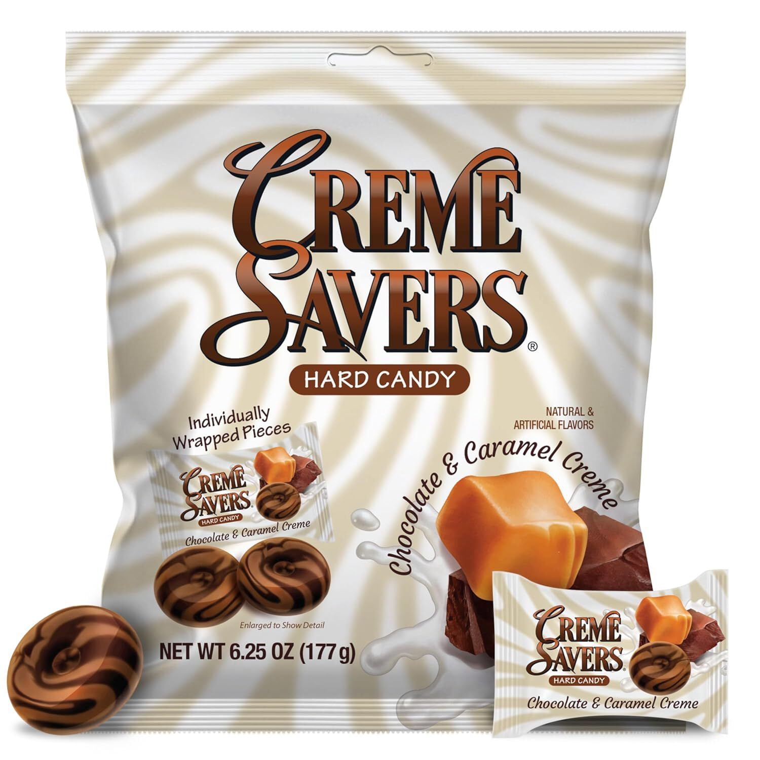 Creme Savers Orange & Creme Hard Candy, 6.25 oz Bags, 12 Pack
