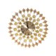 thumbnail image 4 of Reloj de pared de pavo , reloj decorativo, reloj de pared de pavo real de arte de Metal silencioso, reloj de pared grande para decoración d, 4 of 9