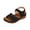 Black, variant on Homesteed Women's Roman Sandals Casual Summer Open Toe Wedge Platform Shoes Elastic Buckle Hollow Out Comfortable Walking Outdoor Sandals White