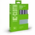 thumbnail image 5 of E-Cloth Stainless Steel Microfiber Cleaning Cloth Pack, Gray & Silver, 2 Cloth Set, 5 of 6