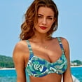 thumbnail image 3 of Rosa Faia Womens Sibel Top Underwire Bikini Top, 14F, Ocean, 3 of 4