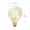 thumbnail image 2 of Globe Electric 60-Watt G30 Incandescent Filament Light Bulb, 01320, 2 of 8