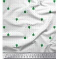 thumbnail image 1 of Soimoi Green Cotton Jersey Fabric Dot & Buds Floral Fabric Prints By Yard 58 Inch Wide, 1 of 3