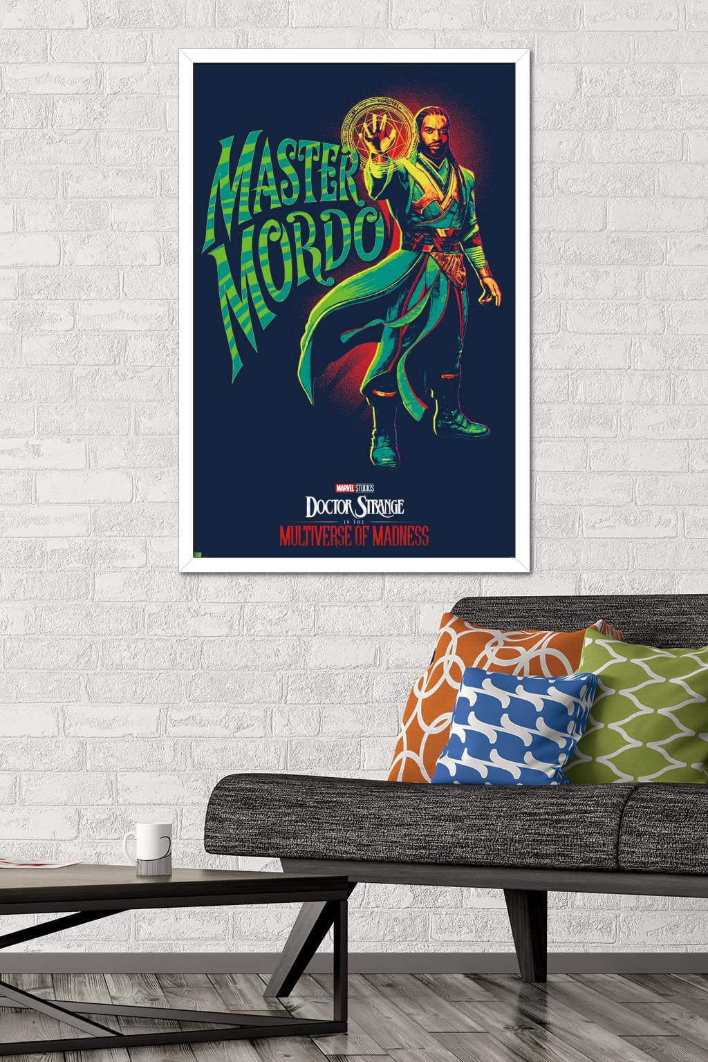 Marvel Doctor Strange in the Multiverse of Madness - Master Mordo Wall Poster, 22.375" x 34" Framed
