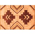 thumbnail image 1 of Ahgly Company Indoor Rectangle Southwestern Orange Country Area Rugs, 2' x 5', 1 of 4