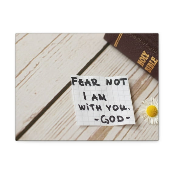 Scripture Walls Fear Not I Am With You Isaiah 41:10 Christian Wall Art Bible Verse Print Ready to Hang Unframed
