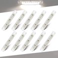 thumbnail image 1 of 10 luces de posición laterales blancas de 9 LED para remolque, luces de gálibo de 3,9", luces de advertencia para remolque de vehículo, 12-24 V, 1 of 5