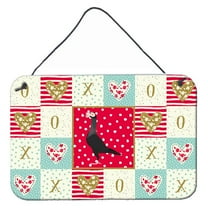 Caroline's Treasures CK5372DS812 English Carrier Pigeon Love Wall or Door Hanging Prints, 8x12, multicolor