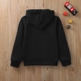 thumbnail image 5 of Toddler Little Boy Clothes Fall Winter Outfit Contrast Color Long Sleeve Cute Sweatshirt Top Pants Set Winter Casual for 6 18 Months 2T 3T 4T 5T 6T 7T 8T 9T Kids Boy(4-5 Years,Black), 5 of 7