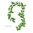 thumbnail image 3 of Enredadera artificial de hojas de monstera | Plantas colgantes tropicales artificiales | Vegetación artificial realista para decoración de paredes | Decoración para interiores, hogar y oficina, 3 of 9