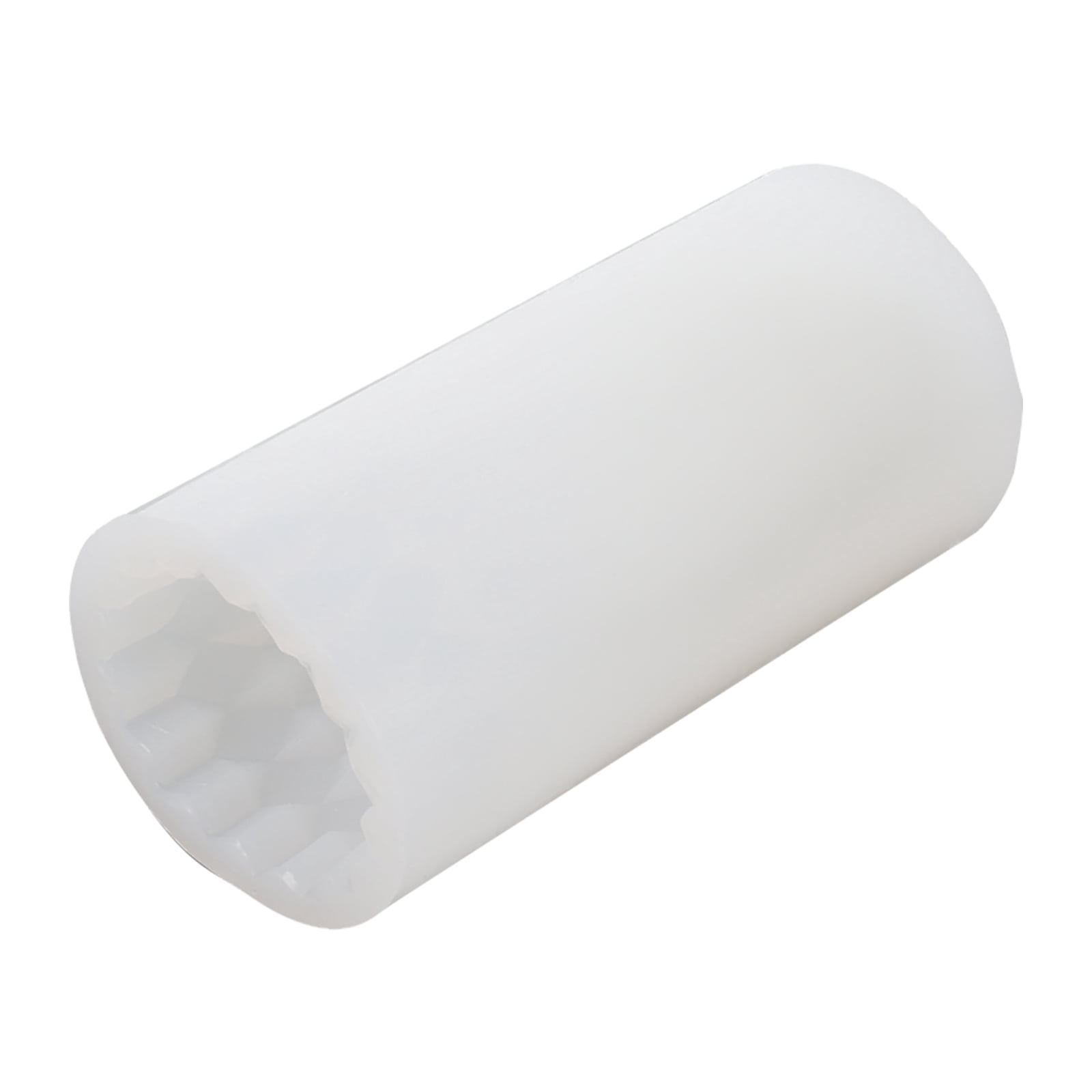 TAILTOSS  DIY Scented Candle Mold White Silicone for Crafting and Home Projects 2Pcs