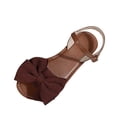 thumbnail image 2 of Caywon Women's Bow Flat Sandals Dressy Summer Beach Vacation Open Toe Ankle Strap Summer Vacation Slides Shoes Boho Ankle Strap Open Toe Slides Shoes, 2 of 7